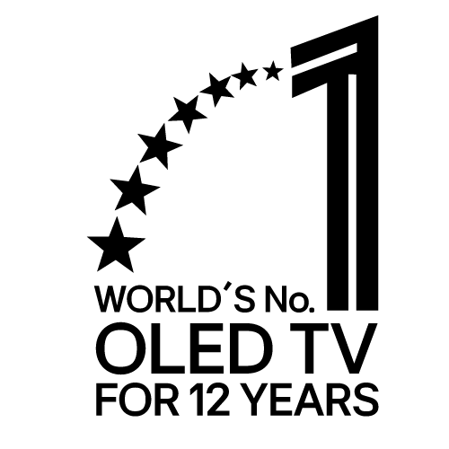 LG World's No. 1 OLED TV for 12 Years - Logo