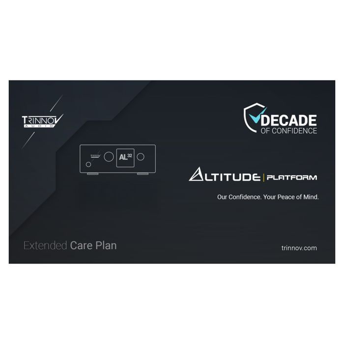 Trinnov Altitude32 Care Plan --- 1