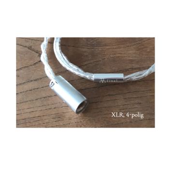 Final Audio Design 3,0 m versilbertes Kabel XLR 4-polig