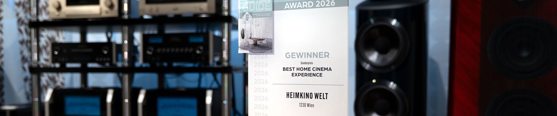 HeimkinoWelt gewinnt Sonderpreis bei den Möbel & Design Guide Awards 2026