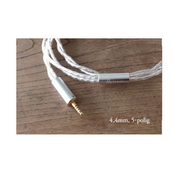 Final Audio Design 3,0 m versilbertes Kabel 4,4mm Klinke 5-polig