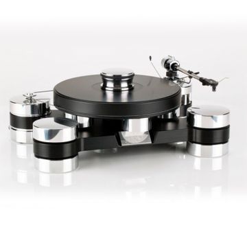 Transrotor Dark Star Silver Shadow mit TRA 9 Chrom, MC Figaro und Konstant M1 Reference