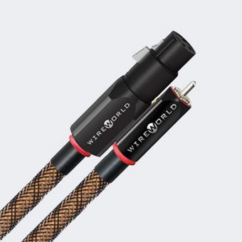 Lautsprecher- und Cinch-Kabel mit geflochtenem Mantel
