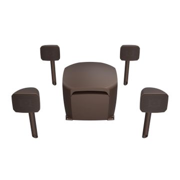 Klipsch Courtyard 4.1 Braun --- 1