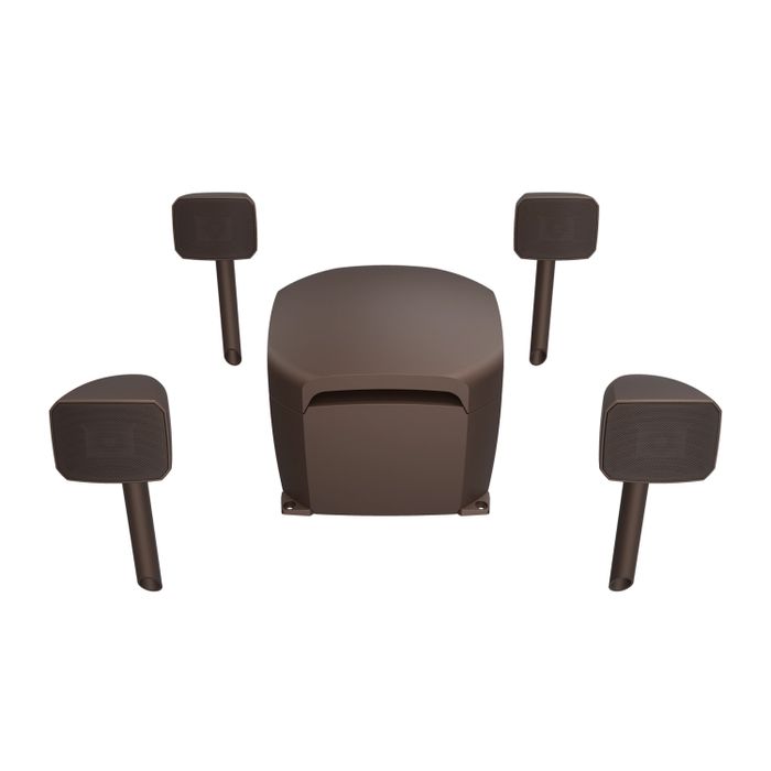 Klipsch Courtyard 4.1 Braun --- 1